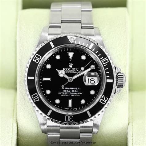 rolex 16610 t 2005|Rolex submariner date 16610 price.